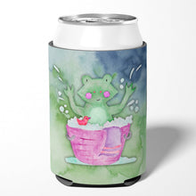 Load image into Gallery viewer, Frog Bathing Watercolor Can or Bottle Hugger BB7343CC