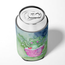 Load image into Gallery viewer, Frog Bathing Watercolor Can or Bottle Hugger BB7343CC