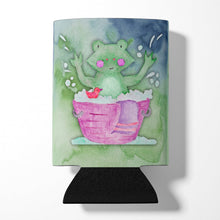 Load image into Gallery viewer, Frog Bathing Watercolor Can or Bottle Hugger BB7343CC