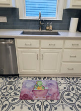 Load image into Gallery viewer, Turtle Bathing Watercolor Machine Washable Memory Foam Mat BB7344RUG