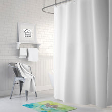 Load image into Gallery viewer, Raccoon Bathing Watercolor Machine Washable Memory Foam Mat BB7345RUG