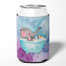Load image into Gallery viewer, Elephant Bathing Watercolor Can or Bottle Hugger BB7346CC