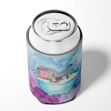 Load image into Gallery viewer, Elephant Bathing Watercolor Can or Bottle Hugger BB7346CC