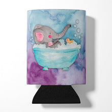 Load image into Gallery viewer, Elephant Bathing Watercolor Can or Bottle Hugger BB7346CC