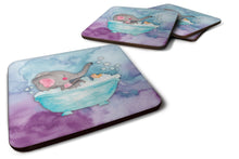Load image into Gallery viewer, Elephant Bathing Watercolor Foam Coaster  BB7346FC