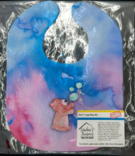 Load image into Gallery viewer, Bear and Bubbles Watercolor Baby Bib BB7347BIB