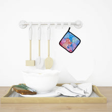 Load image into Gallery viewer, Bear and Bubbles Watercolor Pot Holders - Set of 2 - Heat-Resistant Kitchen Essentials BB7347PTHD