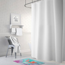 Load image into Gallery viewer, Rabbit and Squirrel Bathing Watercolor Machine Washable Memory Foam Mat BB7348RUG