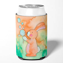 Load image into Gallery viewer, Rabbit and Bubbles Watercolor Can or Bottle Hugger BB7349CC