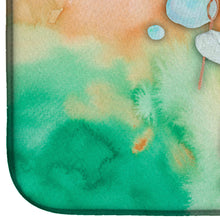 Load image into Gallery viewer, Rabbit and Bubbles Watercolor Dish Drying Mat – Absorbent, Artistic Kitchen Essentials BB7349DDM