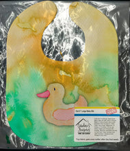 Load image into Gallery viewer, Rubber Duckie Watercolor Baby Bib BB7351BIB
