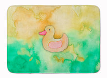 Load image into Gallery viewer, Rubber Duckie Watercolor Machine Washable Memory Foam Mat BB7351RUG