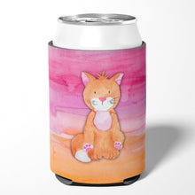 Load image into Gallery viewer, Orange Cat Watercolor Can or Bottle Hugger BB7354CC