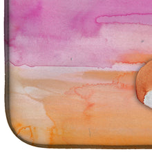 Load image into Gallery viewer, Orange Cat Watercolor Dish Drying Mat – Absorbent, Artistic Kitchen Essentials BB7354DDM