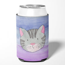 Load image into Gallery viewer, Cat Face Watercolor Can or Bottle Hugger BB7355CC