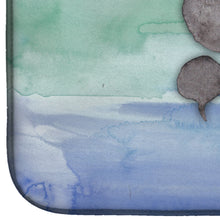 Load image into Gallery viewer, Cat Paw Watercolor Dish Drying Mat – Absorbent, Artistic Kitchen Essentials BB7356DDM