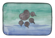 Load image into Gallery viewer, Cat Paw Watercolor Dish Drying Mat – Absorbent, Artistic Kitchen Essentials BB7356DDM