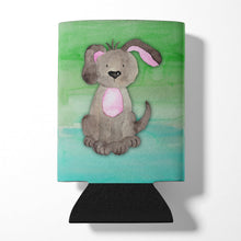 Load image into Gallery viewer, Dog Teal and Green Watercolor Can or Bottle Hugger BB7357CC