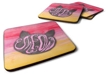 Load image into Gallery viewer, Cat Face Meow Watercolor Foam Coaster  BB7358FC