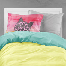 Load image into Gallery viewer, Cat Face Meow Watercolor Fabric Standard Pillowcase – Artistic Decorative Front, White Back BB7358PILLOWCASE