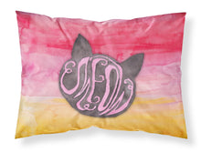 Load image into Gallery viewer, Cat Face Meow Watercolor Fabric Standard Pillowcase – Artistic Decorative Front, White Back BB7358PILLOWCASE