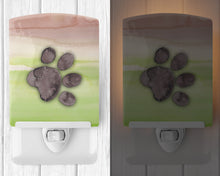 Load image into Gallery viewer, Dog Paw Watercolor Ceramic Night Light BB7359CNL