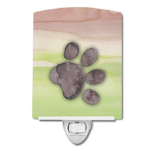 Load image into Gallery viewer, Dog Paw Watercolor Ceramic Night Light BB7359CNL