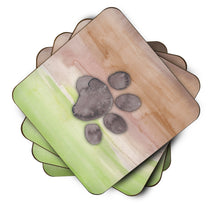 Load image into Gallery viewer, Dog Paw Watercolor Foam Coaster  BB7359FC
