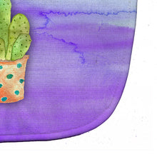 Load image into Gallery viewer, Cactus Blue and Purple Watercolor Baby Bib BB7363BIB