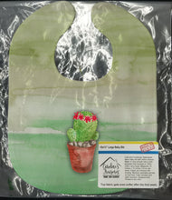 Load image into Gallery viewer, Cactus Green Watercolor Baby Bib BB7364BIB