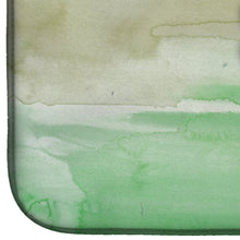 Load image into Gallery viewer, Cactus Green Watercolor Dish Drying Mat – Absorbent, Artistic Kitchen Essentials BB7364DDM