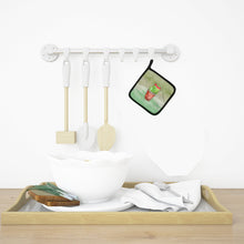 Load image into Gallery viewer, Cactus Green Watercolor Pot Holders - Set of 2 - Heat-Resistant Kitchen Essentials BB7364PTHD