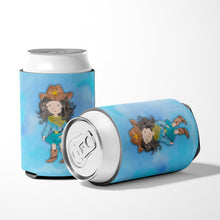 Load image into Gallery viewer, Cowgirl Watercolor Can or Bottle Hugger BB7367CC