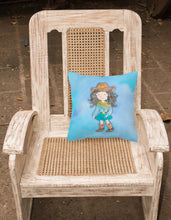 Load image into Gallery viewer, Cowgirl Watercolor Fabric Decorative Pillow BB7367PW1818