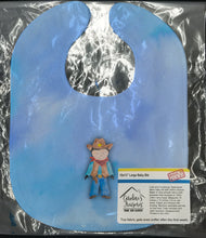Load image into Gallery viewer, Cowboy Watercolor Baby Bib BB7368BIB