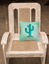 Load image into Gallery viewer, Western Cactus Watercolor Fabric Decorative Pillow BB7369PW1818