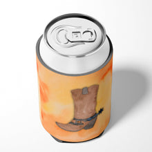 Load image into Gallery viewer, Cowboy Boot Watercolor Can or Bottle Hugger BB7371CC