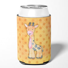 Load image into Gallery viewer, Polkadot Griaffe Watercolor Can or Bottle Hugger BB7373CC