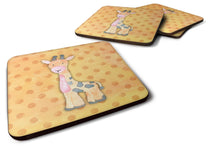 Load image into Gallery viewer, Polkadot Griaffe Watercolor Foam Coaster  BB7373FC