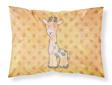 Load image into Gallery viewer, Polkadot Griaffe Watercolor Fabric Standard Pillowcase – Artistic Decorative Front, White Back BB7373PILLOWCASE