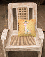 Load image into Gallery viewer, Polkadot Griaffe Watercolor Fabric Decorative Pillow BB7373PW1818