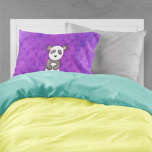 Load image into Gallery viewer, Polkadot Panda Bear Watercolor Fabric Standard Pillowcase – Artistic Decorative Front, White Back BB7375PILLOWCASE