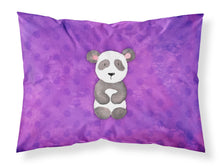 Load image into Gallery viewer, Polkadot Panda Bear Watercolor Fabric Standard Pillowcase – Artistic Decorative Front, White Back BB7375PILLOWCASE