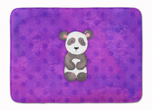 Load image into Gallery viewer, Polkadot Panda Bear Watercolor Machine Washable Memory Foam Mat BB7375RUG