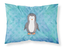 Load image into Gallery viewer, Polkadot Penguin Watercolor Fabric Standard Pillowcase – Artistic Decorative Front, White Back BB7376PILLOWCASE