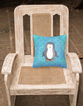 Load image into Gallery viewer, Polkadot Penguin Watercolor Fabric Decorative Pillow BB7376PW1818