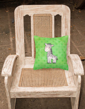 Load image into Gallery viewer, Polkadot Zebra Watercolor Fabric Decorative Pillow BB7377PW1818