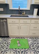 Load image into Gallery viewer, Polkadot Zebra Watercolor Machine Washable Memory Foam Mat BB7377RUG
