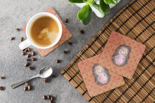Load image into Gallery viewer, Polkadot Hedgehog Watercolor Foam Coaster  BB7378FC