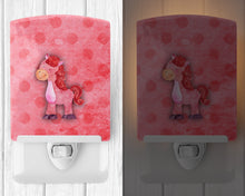 Load image into Gallery viewer, Polkadot Horse Watercolor Ceramic Night Light BB7379CNL